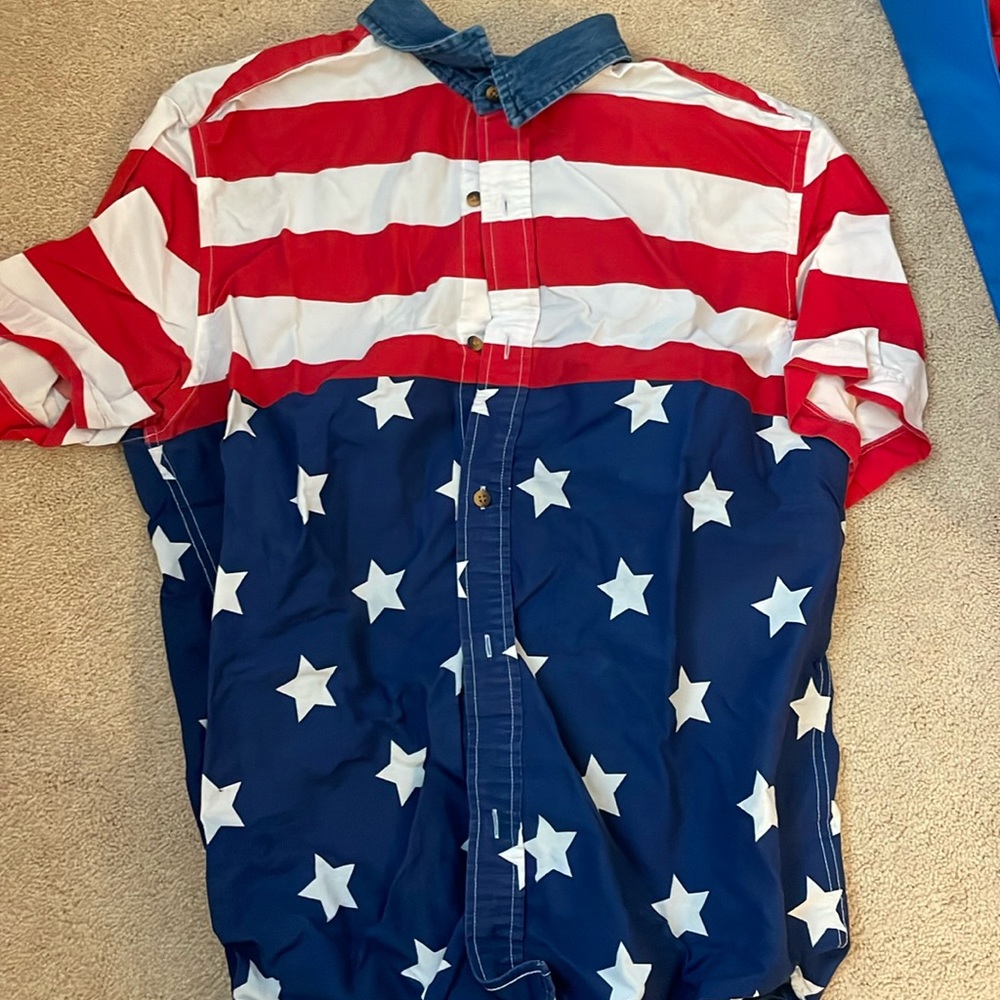 USA short sleeve button down bought from urban Outfitters